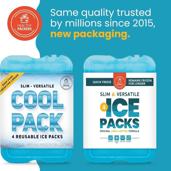 Ice Packs for Lunch Boxes & Coolers - Freezer Packs - Original Cool Pack | Coole - Picture 7 of 9